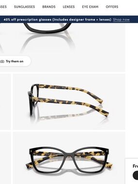AUTHENTIC PRADA EYEGLASSES